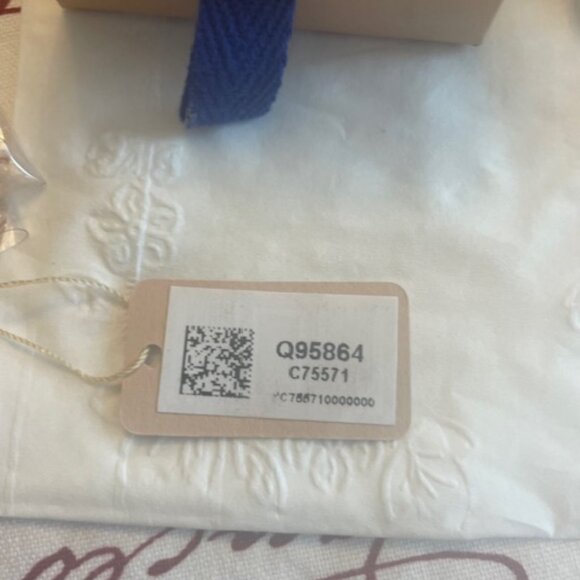 Authentic LV SILVER LOCKIT X VIRGIL ABLOH BRACELET, STERLING SILVER & BLACK CORD - Picture 4 of 6